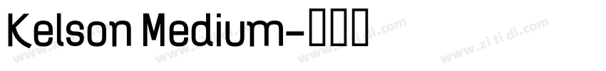 Kelson Medium字体转换